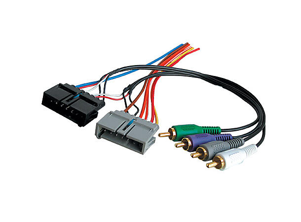 Adapterkabel - Chrysler (løse ender), m/RCA  for aktivt system